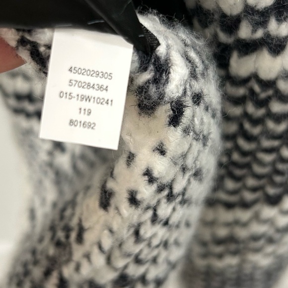 NWT White House Black Market Plaid Sweater Coat - Picture 7 of 8